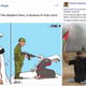 Examples of posts shared by influence networks